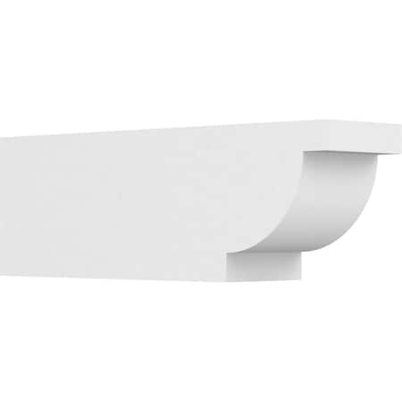 Ekena Millwork Standard Alpine Architectural Grade PVC Rafter Tail, 6"W X 8"H X 24"L RFTP06X08X24ALP